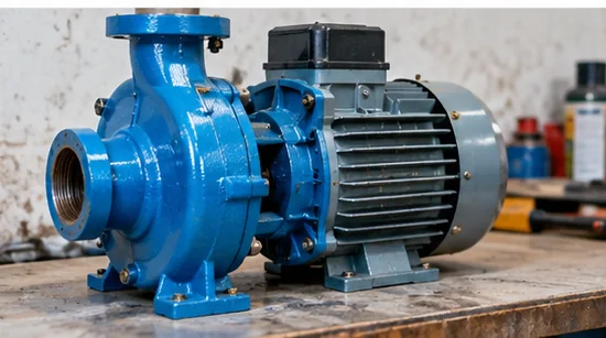 Illustration of water pump servicing